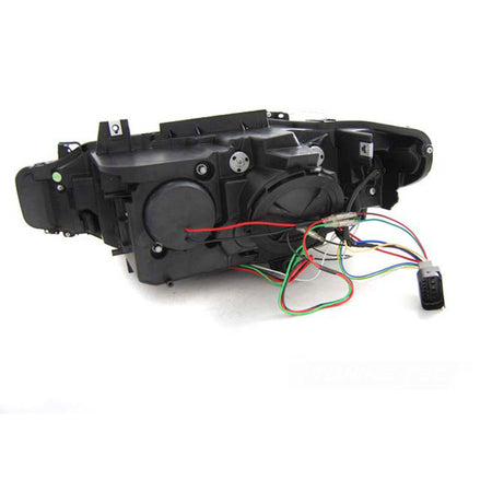 Fari Angel Eyes LED DRL Nero per BMW F30/F31 (10.11 - 05.15) Luci Diurne