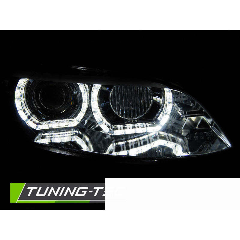 Xeonon Fari Angel Eyes LED Cromato Afs per BMW E92/E93 (06-10)