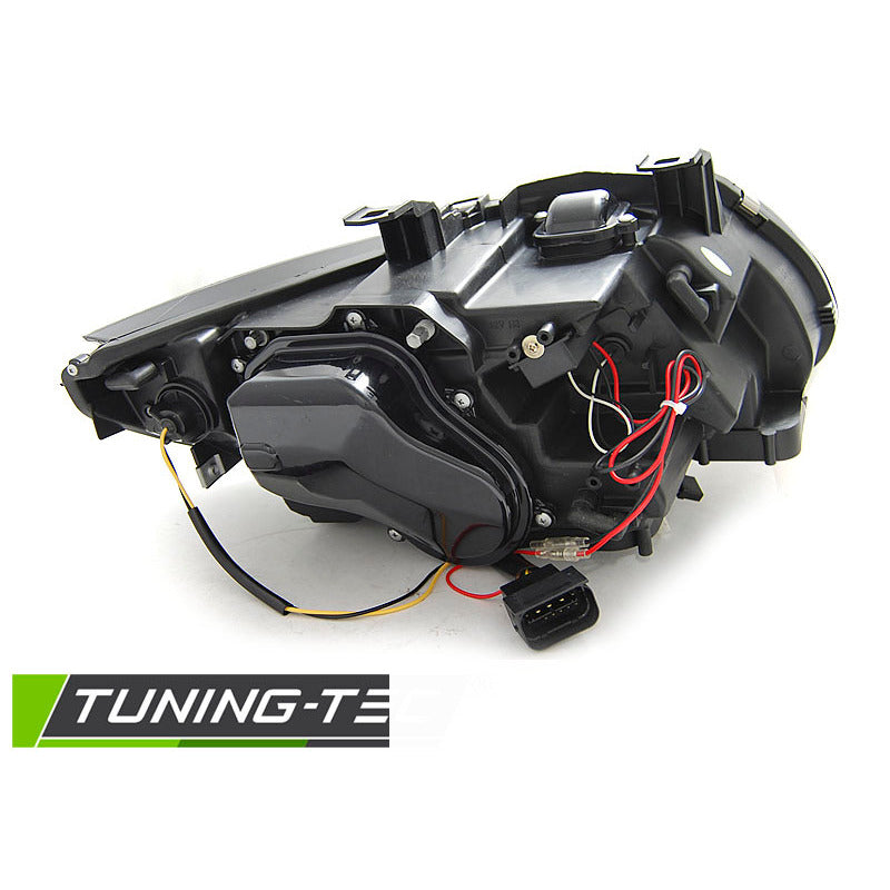 Xenon Fari Angel Eyes LED Nero per BMW E92/E93 (2006-2010)