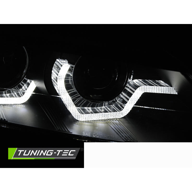 Xenon Fari LED DRL Nero Sequenziali per BMW Z4 E89 (2009-2013) Luci Diurne