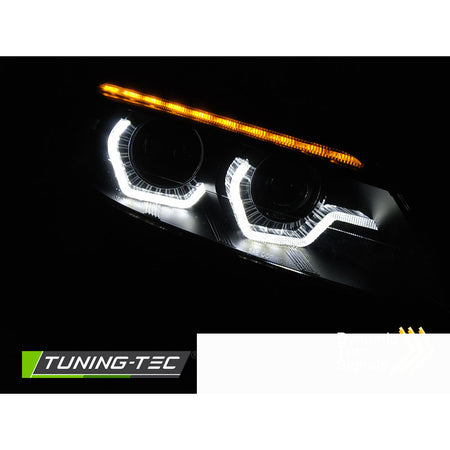 Xenon Fari LED DRL Nero Sequenziali per BMW Z4 E89 (2009-2013) Luci Diurne