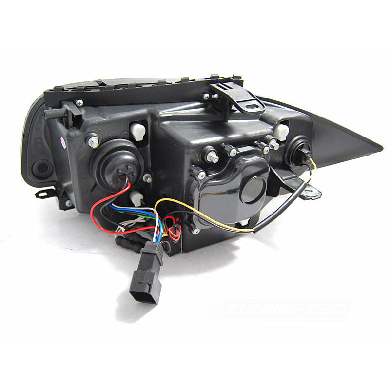 Fari Angel Eyes CCFL Cromato per BMW 1 E87 (2004-2011) - Fanali Anteriori