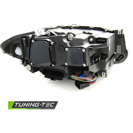 Xenon Fari Afs Angel Eyes LED DRL Nero Sequenziali per BMW F10/F11 (2010-2013)