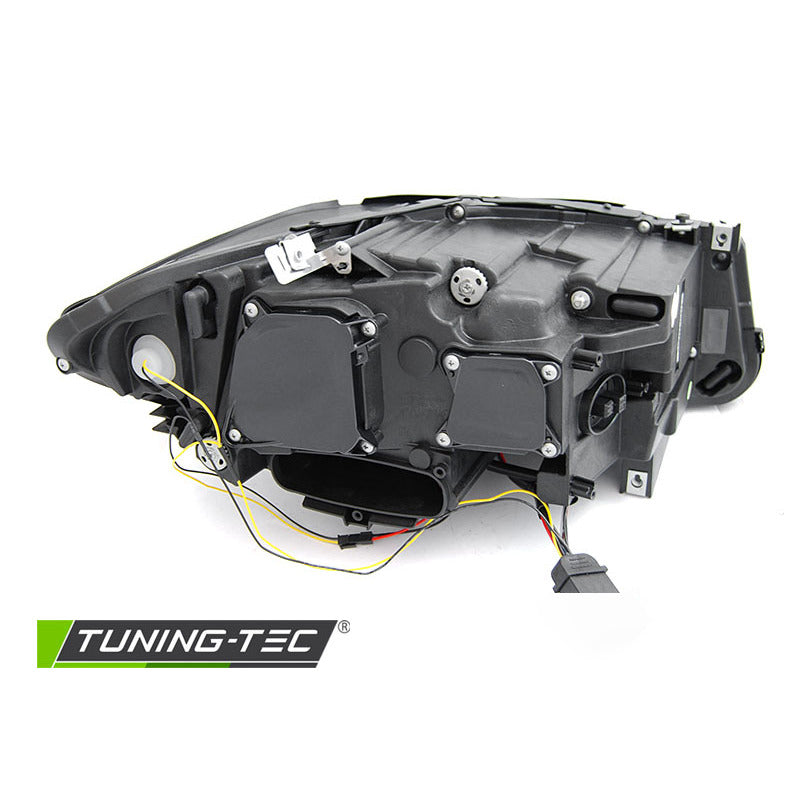 Xenon Fari Angel Eyes LED DRL Nero Sequenziali per BMW F10/F11 LCI 13-16