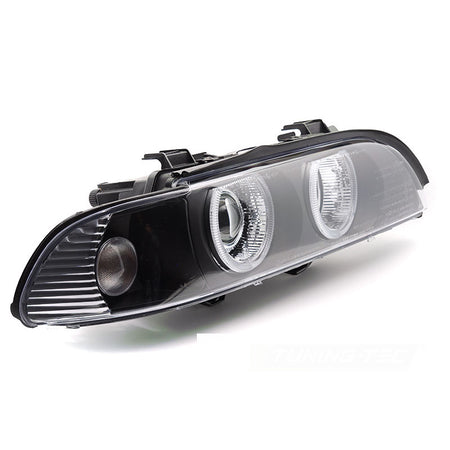 Xenon Fari Angel Eyes Nero per BMW E39 LCI (anni 00-03)