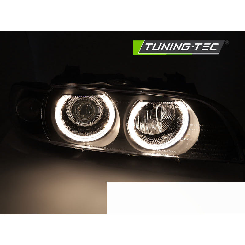 Xenon Fari Angel Eyes Nero per BMW E39 LCI (anni 00-03)