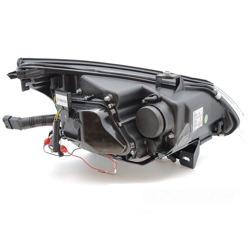 Xenon D1S Fari CCFL Angel Eyes Neri LED Indicatori per BMW E60/E61 05-07