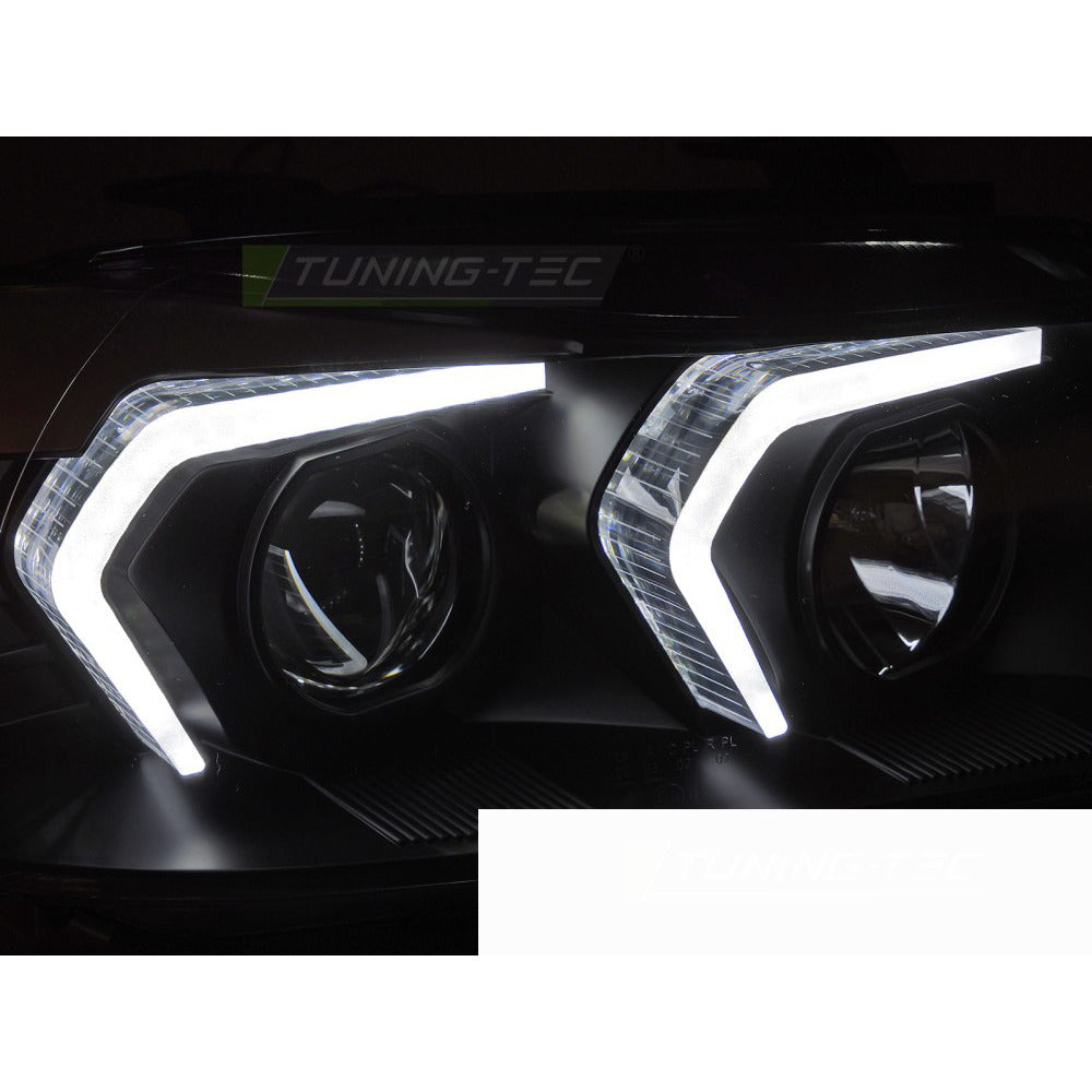 Fari LED Nero per BMW E90/E91 (2005-2008) - Fanali Anteriori