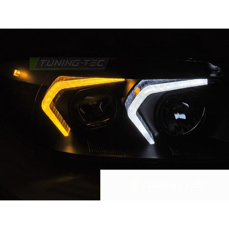 Fari LED Nero per BMW E90/E91 (2005-2008) - Fanali Anteriori