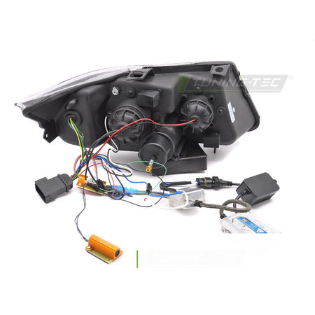 Xenon Afs Fari LED Nero per BMW Serie 3 E90 (09-11) Fari allo Xeno