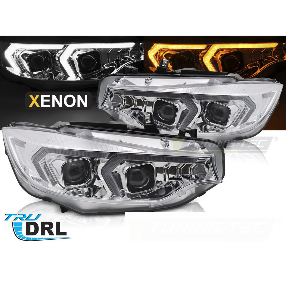Xenon Fari Cromato per BMW F32/F33 (anni 2013-2017) Luci Anteriori