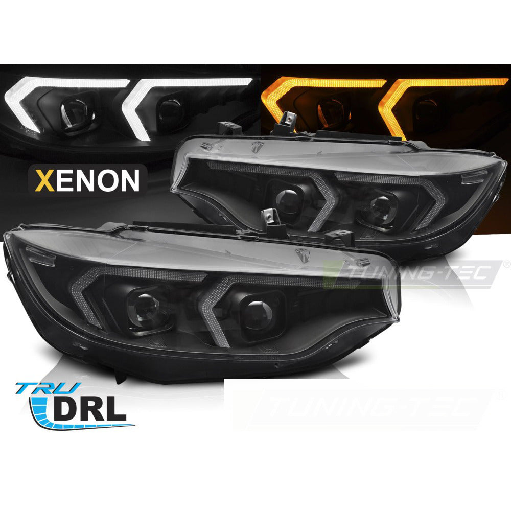 Xenon Fari Nero per BMW F32/F33 (anni 13-17) - Kit Fari allo Xeno