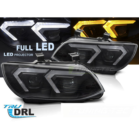 Full LED Fari Nero per BMW Serie 3 E92 (anni 2010-2013)