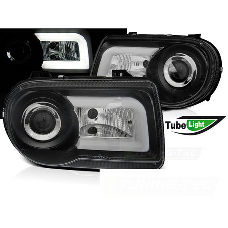 Chrysler 300C 05-10 Luce Tubolare Nera Universale per Esterni Auto