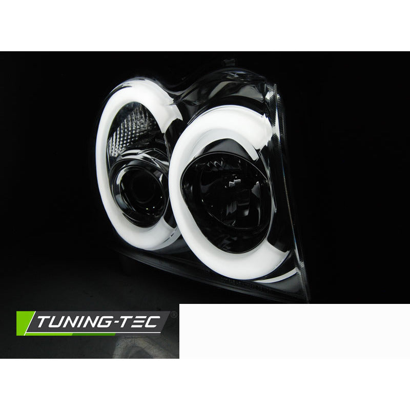 Jeep Grand Cherokee 05-08 Luce a Tubo Cromata Anteriore Accessorio Tuning