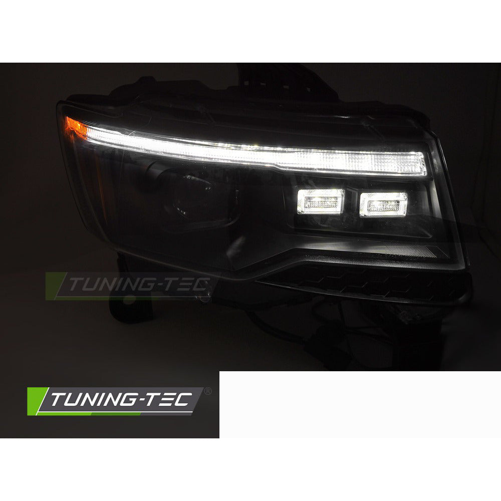 Jeep Grand Cherokee 14-21 Fari Tubolari Neri Sequenziali per Jeep Grand Cherokee