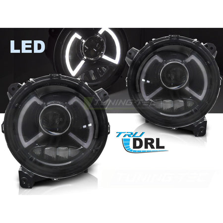 Fari Anteriori LED con Luci Diurne per Jeep WRANGLER JL (2018-2023)
