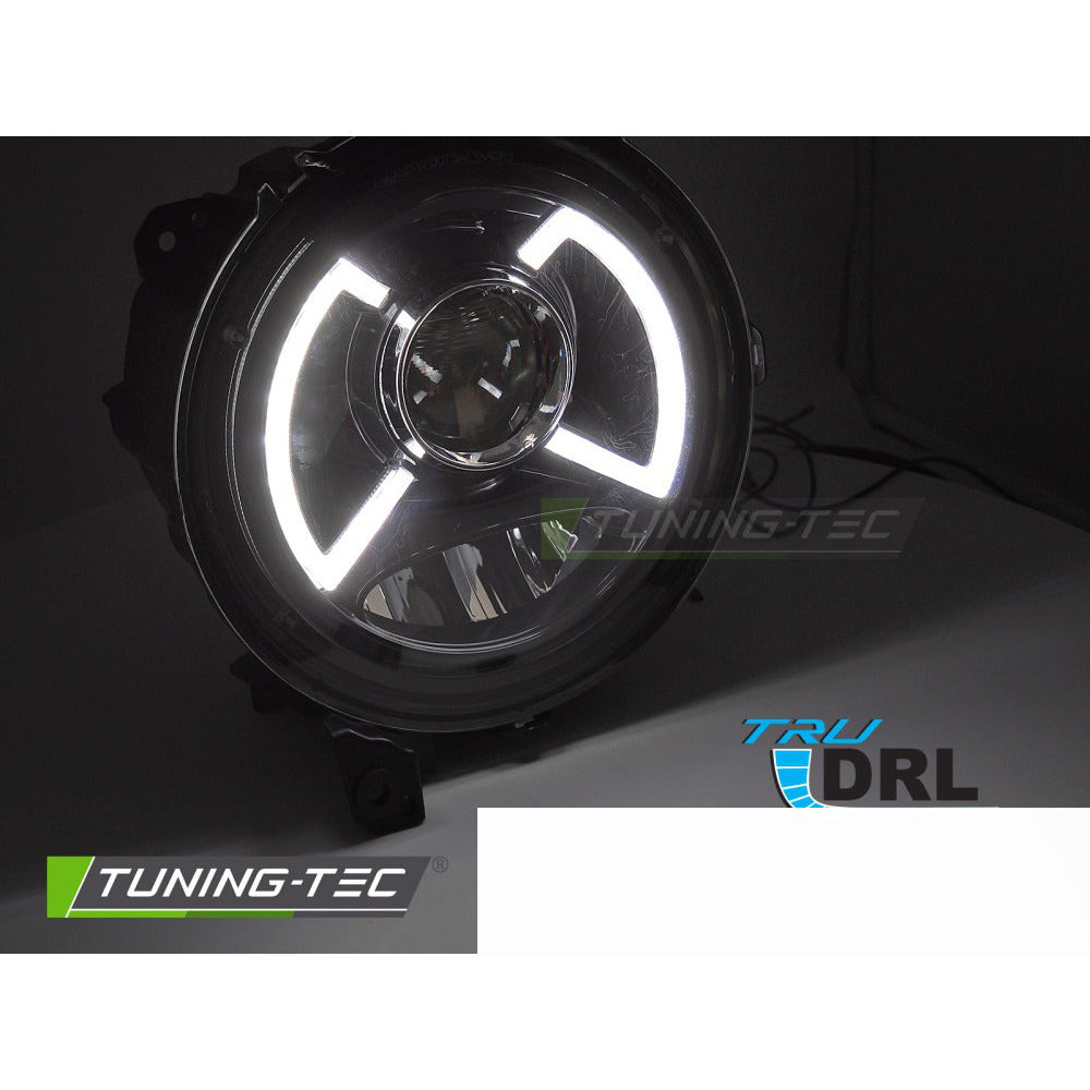 Fari Anteriori LED con Luci Diurne per Jeep WRANGLER JL (2018-2023)