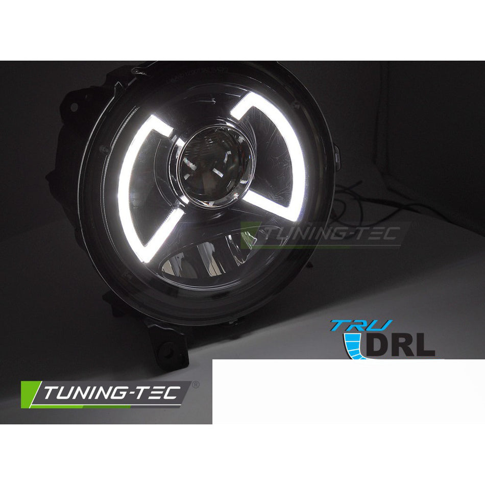 Fari Anteriori LED con Luci Diurne per Jeep WRANGLER JL (2018-2023)