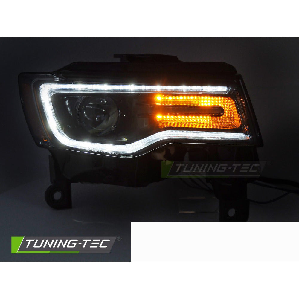 Fari Anteriori LED con Luci Diurne per Jeep Grand Cherokee 14-21