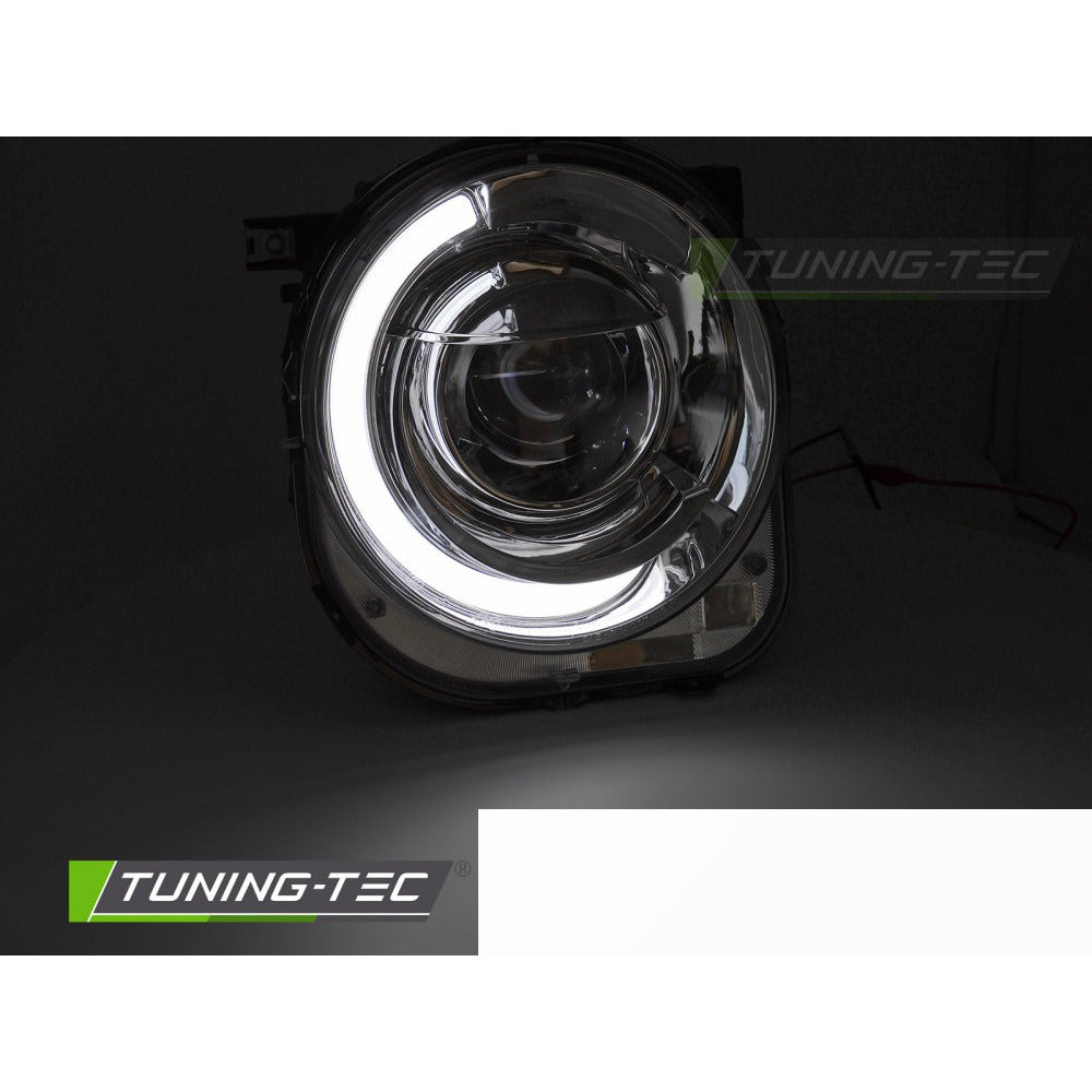 Fari Cromato Tube per Jeep Renegade (2014-2018) - Fanali Anteriori