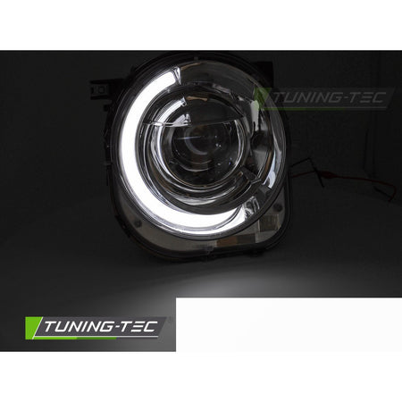 Fari Cromato Tube per Jeep Renegade (2014-2018) - Fanali Anteriori