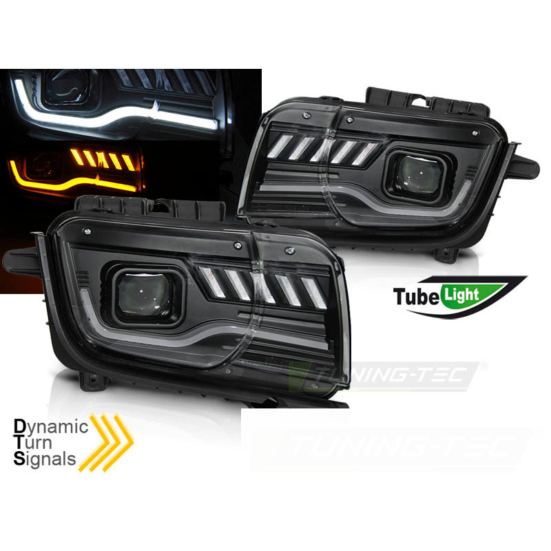 Chevrolet Camaro 09-13 Luce Tubolare Sequenziale Nera per Universale