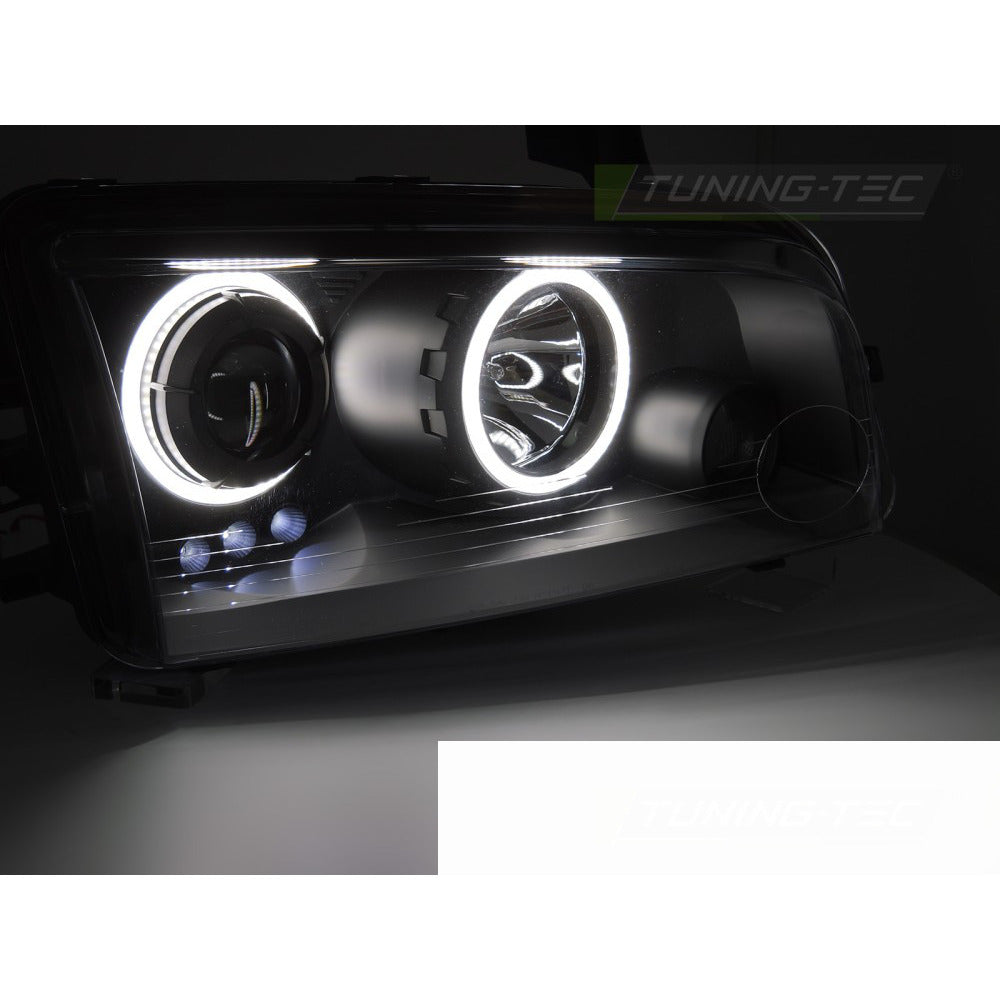 Dodge Charger Lx 06-10 Angel Eyes Neri per Estetico Auto Tuning