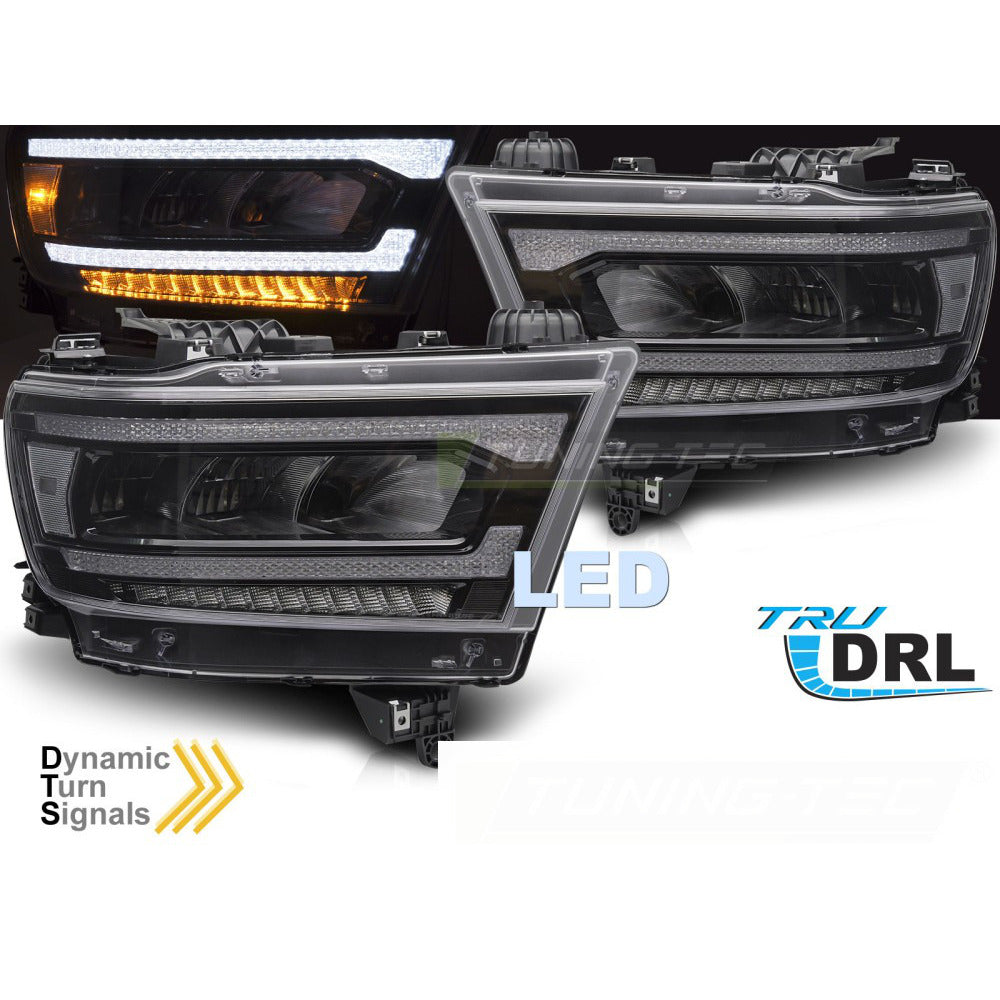 LED Fari DRL Sequenziali per Dodge Ram (2019-2022) - Luci Diurne Sequenziali