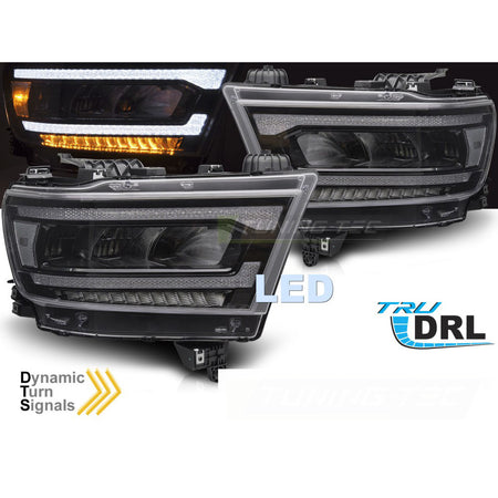 LED Fari DRL Sequenziali per Dodge Ram (2019-2022) - Luci Diurne Sequenziali