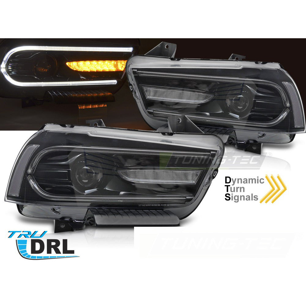 Dodge Charger Lx Ii 11-15 LED Nero per Auto Universale Accessorio Esterno