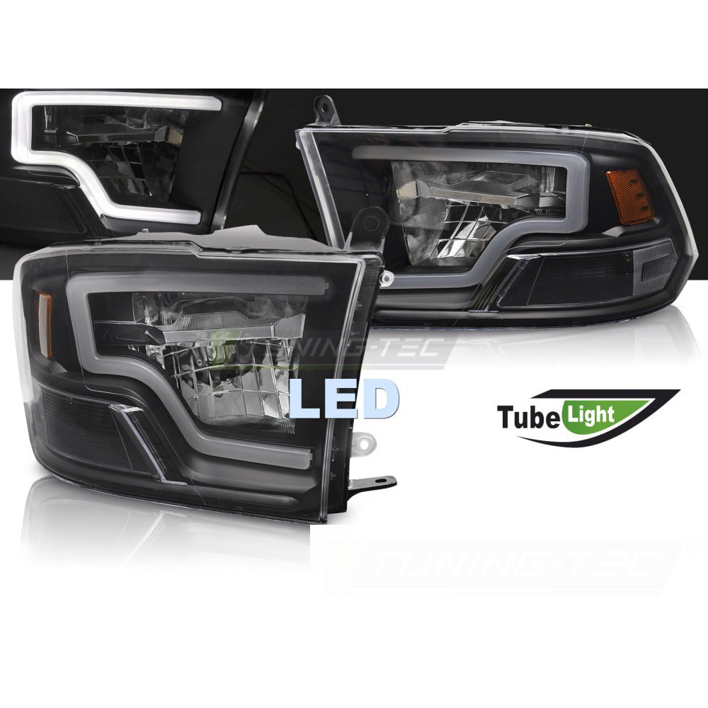 Dodge Ram 09-18 Tubo Luce Nera LED Universale per Esterni Auto