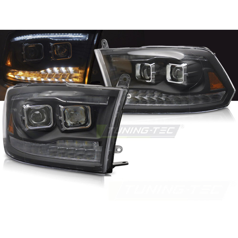 Dodge Ram 09-18 Doppio Nero Accessorio Tuning Universale Esterni Auto