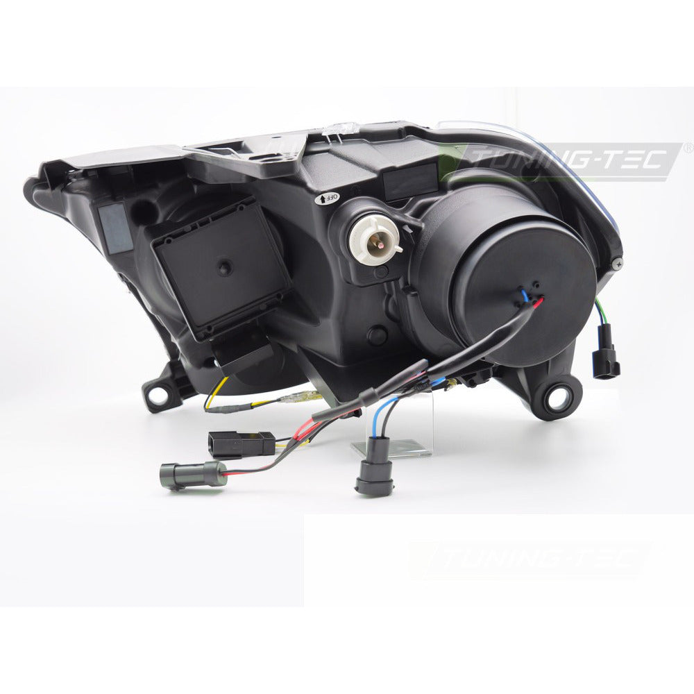 Fari Cromato Tube Sequenziali per Dodge Durango (2010-2013) - Fanali Anteriori