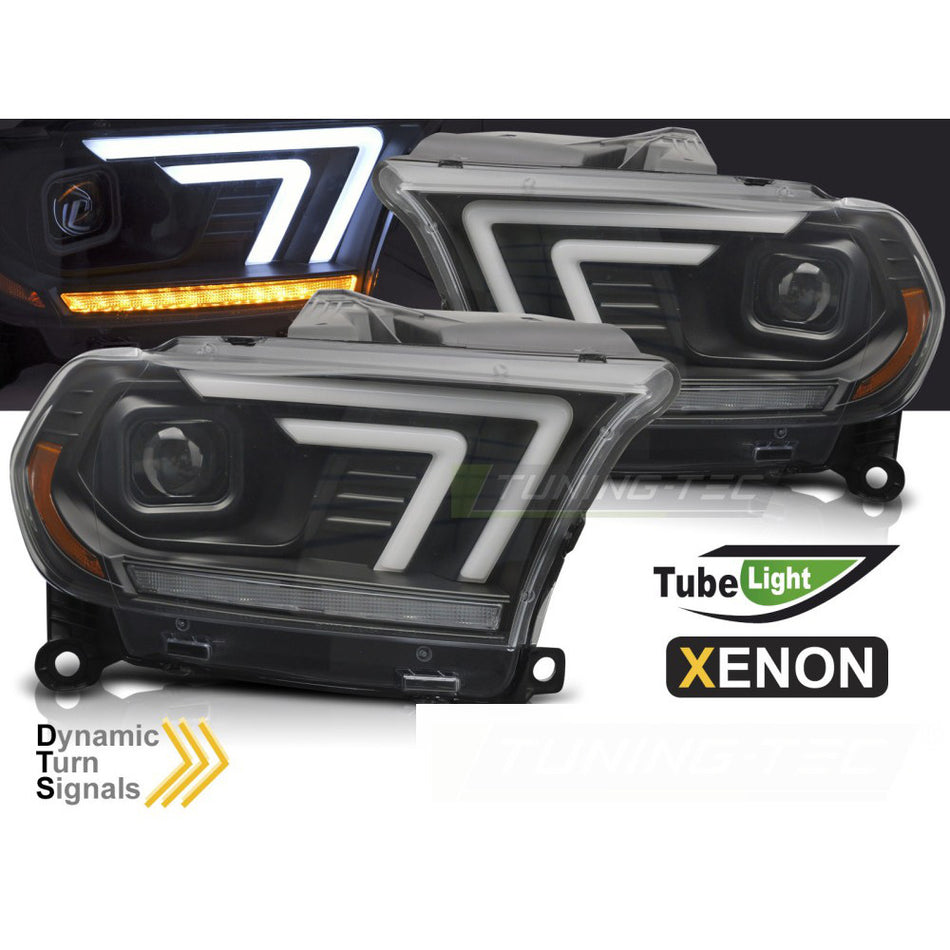 Xenon Fari Nero Tube Sequenziali per Dodge Durango (2010-2013) - Kit Fari Xeno