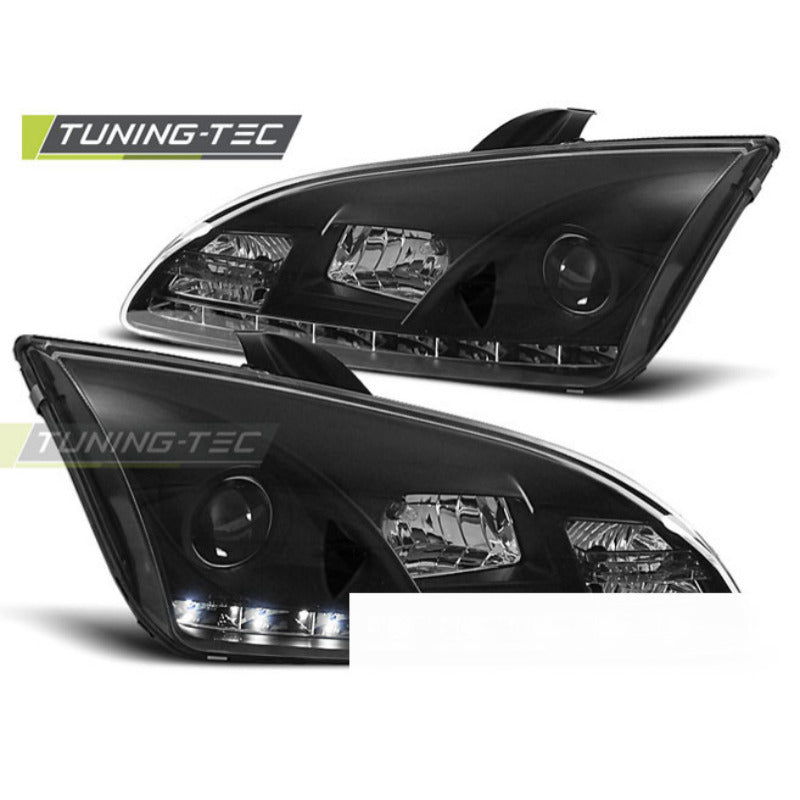 Ford Focus Ii 09.04-01.08 Daylight Nero per Esterni Auto, Colore Nero