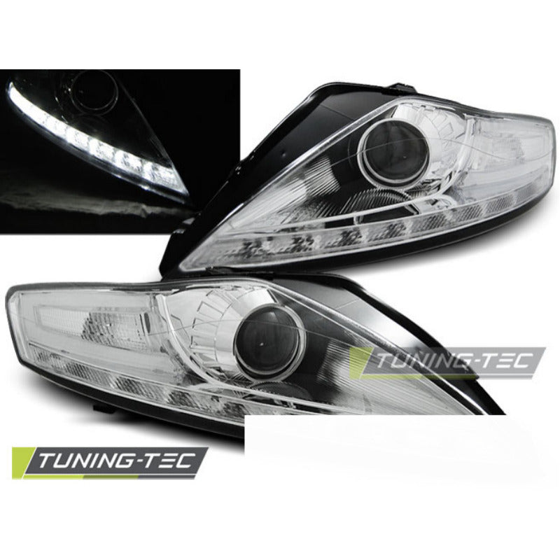 Ford Mondeo 07.07-11.10 Daylight Cromato per Berlina e Familiare, Colore Cromo