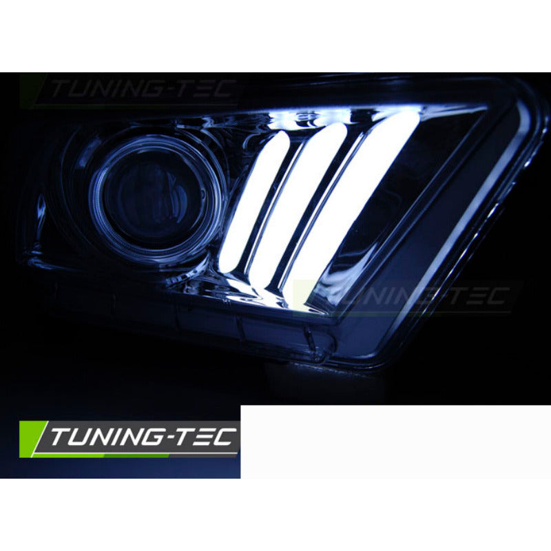 Ford Mustang V 10-13 Tubo Luce Cromo per Esterni Auto