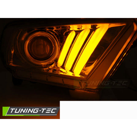 Ford Mustang V 10-13 Tubo Luce Cromo per Esterni Auto