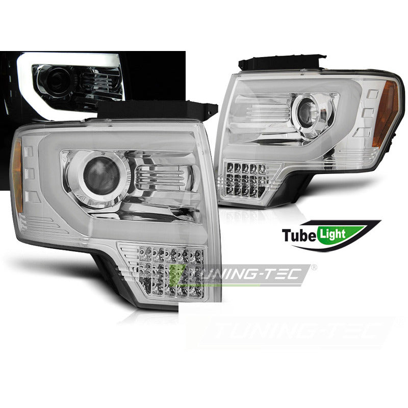 Ford F150 08-14 Tubo Luce Cromo per MK12 (anni 2008-2014)