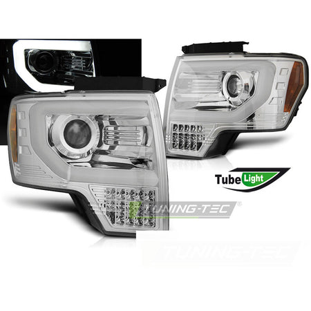 Ford F150 08-14 Tubo Luce Cromo per MK12 (anni 2008-2014)