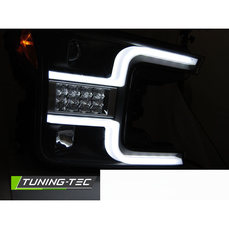 Fari Tube Luce Nera per Ford F150 MK13 (2017-2020) - Fanali Anteriori