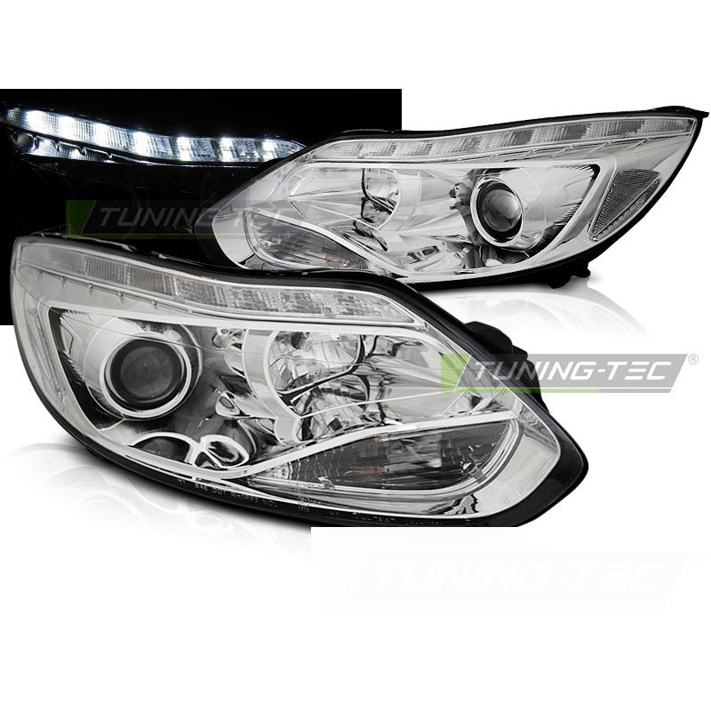 Ford Focus MK3 11-10.14 LED Cromato Anteriore Posteriore Luci Auto Tuning
