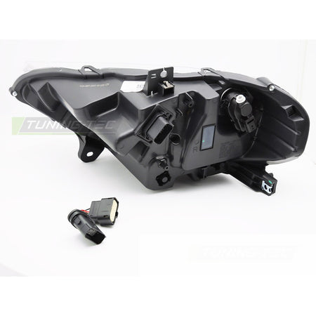 Fari Anteriori LED Neri con Luci Diurne per Ford Mustang 18-21