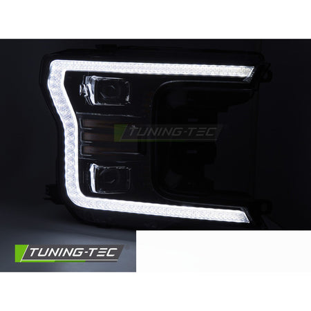 LED Fari Nero DRL per Ford F150 MK13 (anni 2017-2020) Luci Diurne