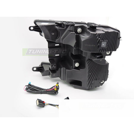 LED Fari Nero DRL Sequenziali per Ford F150 MK13 (2017-2020) Luci Diurne