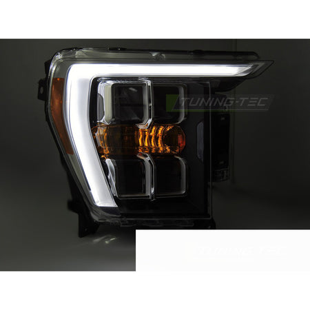 Fari Nero DRL per Ford F150 MK14 (2020-2023) con Luci Diurne