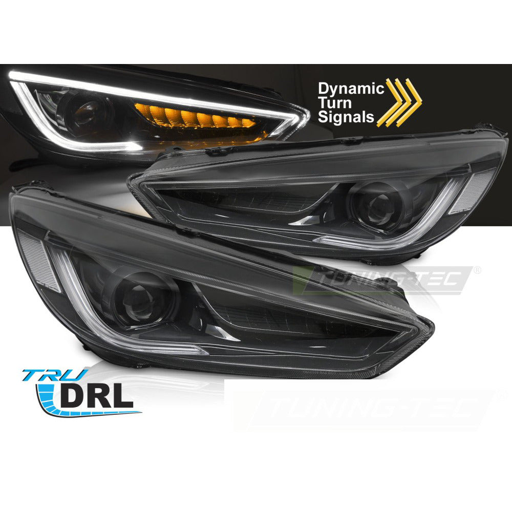 Ford Focus MK3 14-18 Luci Diurne LED Nere per Modello 2014-2018