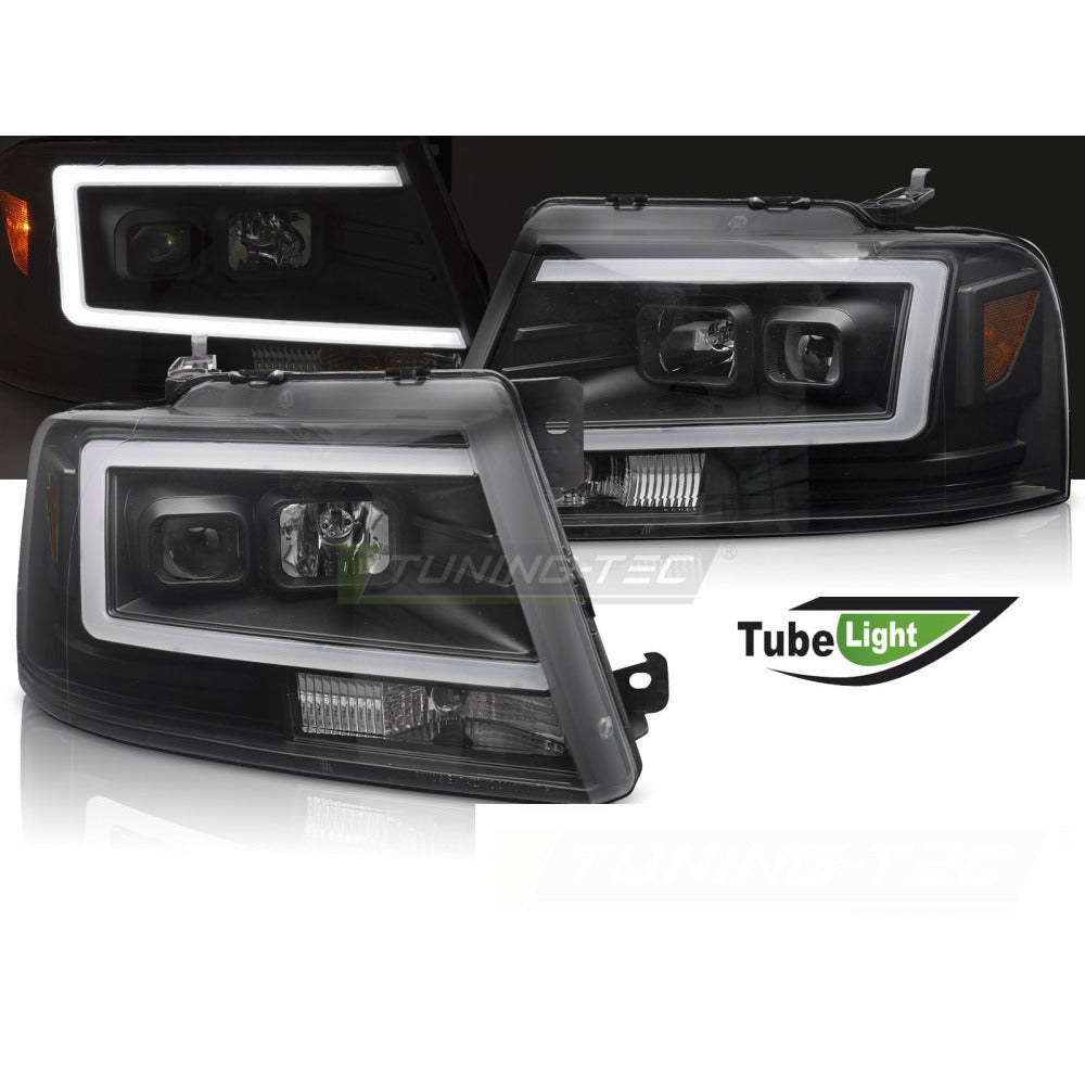 Ford F150 Mk 11 04-08 Tube LED Nero per Illuminazione Esterna Auto