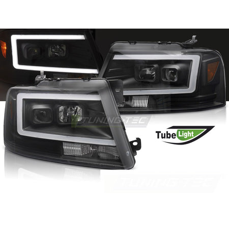 Ford F150 Mk 11 04-08 Tube LED Nero per Illuminazione Esterna Auto